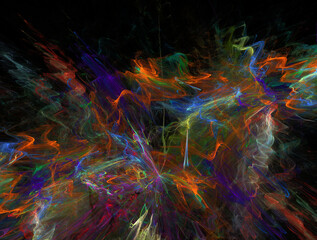Imaginatory fractal abstract background Image