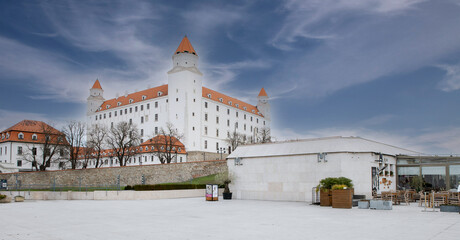 Bratislava castle. Bratislavsky hrad. Slovakia.