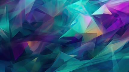 Fototapeta premium Electric Azure Geometric Illusion