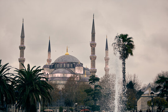 beautiful islam mosque in turkey
