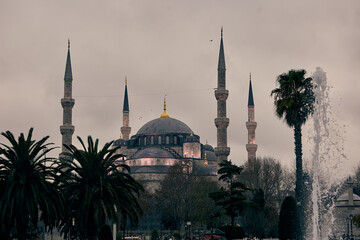 Obraz premium beautiful islam mosque in turkey