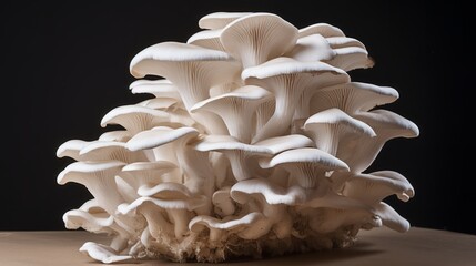 Group of Mushrooms on Table