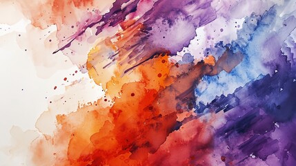 a painting of a multicolored background