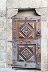 old wooden door