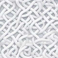 Stylish and intricate abstract geometric seamless pattern with a harmonious blend of white colors