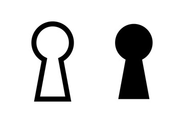 Keyhole icon set