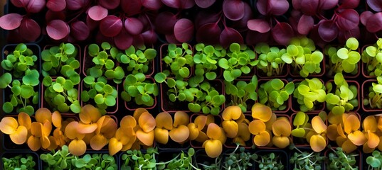 Captivating macro shot of vibrant microgreens, showcasing their delicate and nutrient rich appeal