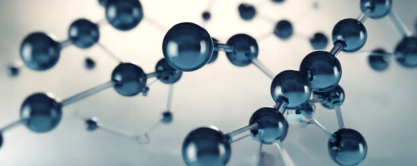 Abstract molecular structure,  abstract background with molecules