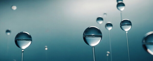 World of bubbles water molecule