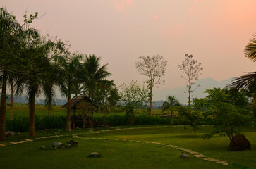 Sunset over Luang Prabang Laos