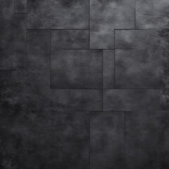 Dark Stone Concrete Texture Square Background Charcoal