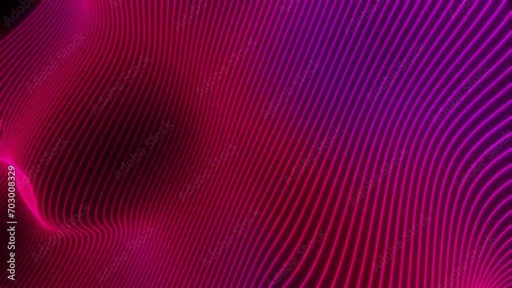 Poster abstract waves lines. computer generated 3d render