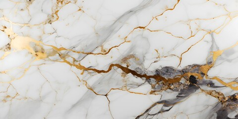 White Marble granite ivory with brown and gold texture. Background wall surface pattern graphic abstract light elegant gray floor ceramic counter texture stone slab smooth tile natural Generative Ai