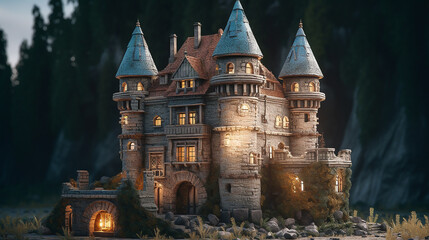 Castle miniature