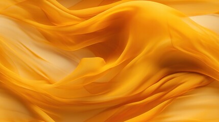 Obraz premium a close up of a yellow cloth with a blurry pattern on the bottom of the image and the bottom of the fabric in the middle of the image.