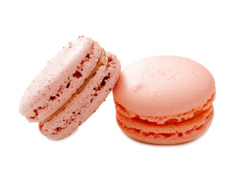Macaroon cake isolated on white background