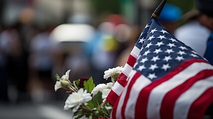 Usa memorial day  honoring the brave heroes who sacrificed their lives for our nation