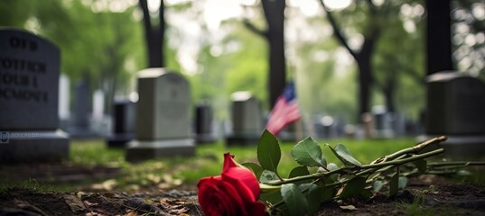Usa memorial day  honoring the fallen soldiers and patriotic remembrance in the united states