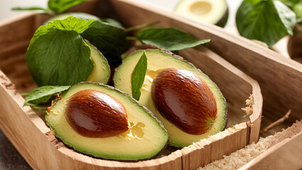 Fresh avocado in the kitchen product