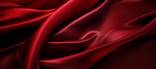 Obraz premium Elegant abstract red wavy background texture pattern with flowing waves and stylish design elements