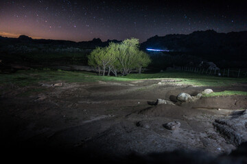 astro photo in the top of a the mountain