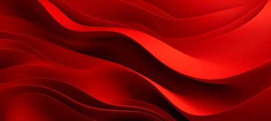 Elegant abstract red wavy background with captivating waved texture pattern and vibrant color scheme