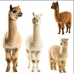 A Group of Alpacas Standing Together