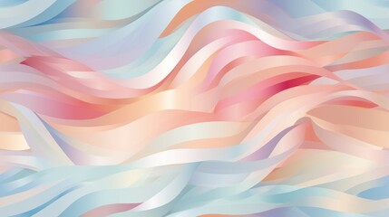  a multicolored background with wavy lines in pastel shades of blue, pink, orange, and white.