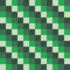 Geometric seamless pattern square with green shade.