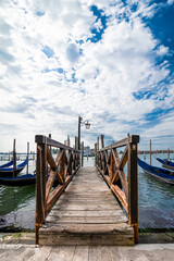 Naklejka premium puente en Venecia 