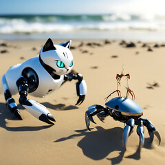 Fototapeta premium crab on the beach