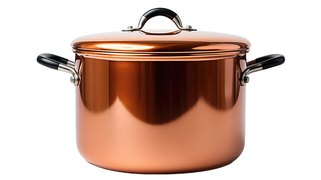 Large Copper Pot With Two Handles
