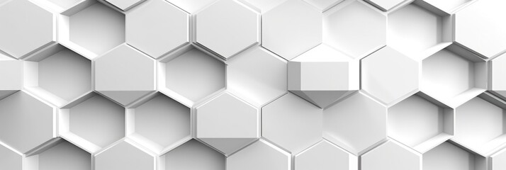 hexagonal white honeycomb
