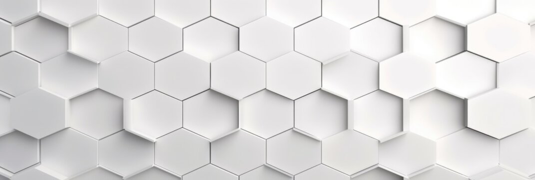hexagonal white honeycomb
