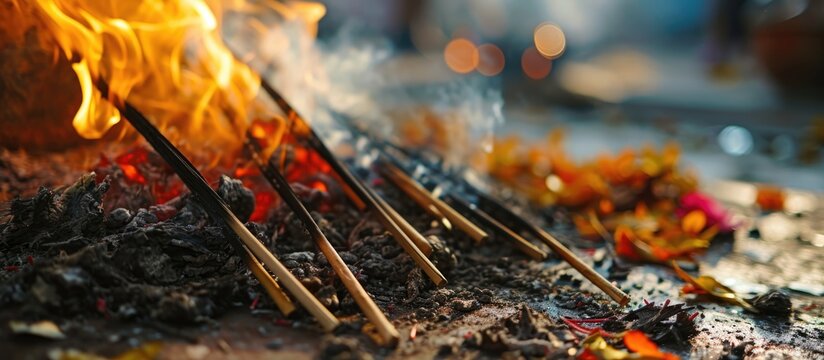 Ritual for the dead, the sprits, and the burning of Joss paper - Living  Ashes