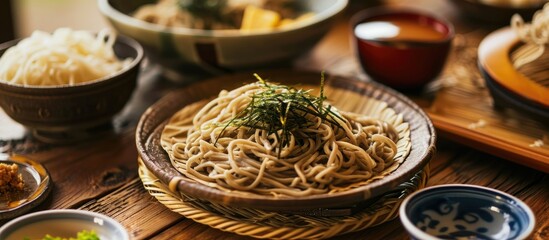 Consume authentic soba noodles from Japan.