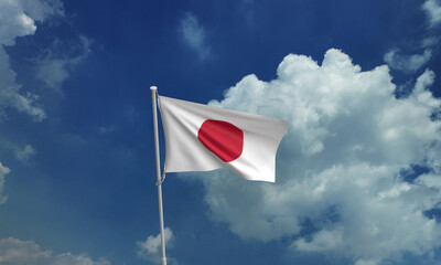 flag japan country national white red pink orange colour white isolated background dicut symbol tsunami earhquake tokyo japanese human people holiday support economy business politic government trade 