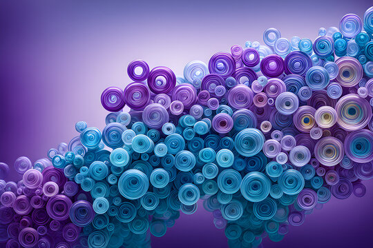 background with bubbles.
