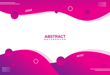 Abstract pink background with liquid shapes and gradient. Vector Illustration. - obrazy, fototapety, plakaty
