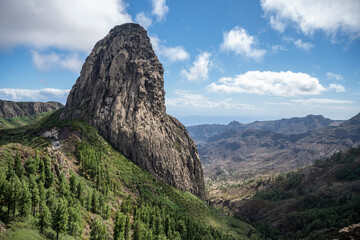 Garajonay, La Gomera, landscapes of La Gomera, mountain in La Gomera