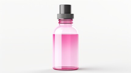 Pink Bottle with Pipette: Elegance and Precision in Skincare Packaging