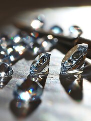 A set of diamonds