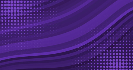 abstract purple background with lines and halftone