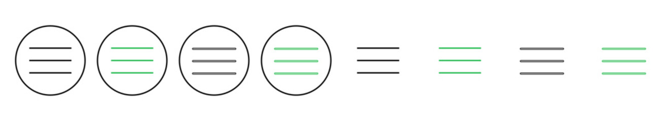 Fototapeta premium Menu Icon set. web menu icon. hamburger menu symbol