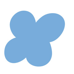 Groovy funky flowers illustration