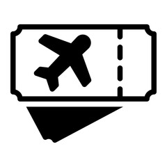 tickets glyph icon