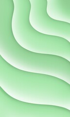 Abstract green wavy background