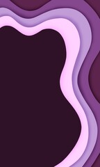 Abstract purple background with waves