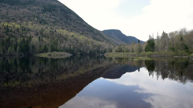The Jacques-Cartier River in the Jacques Cartier National Park (Quebec, Canada).