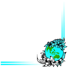 earth day Frame PNG
